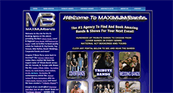 Desktop Screenshot of maximumbands.com